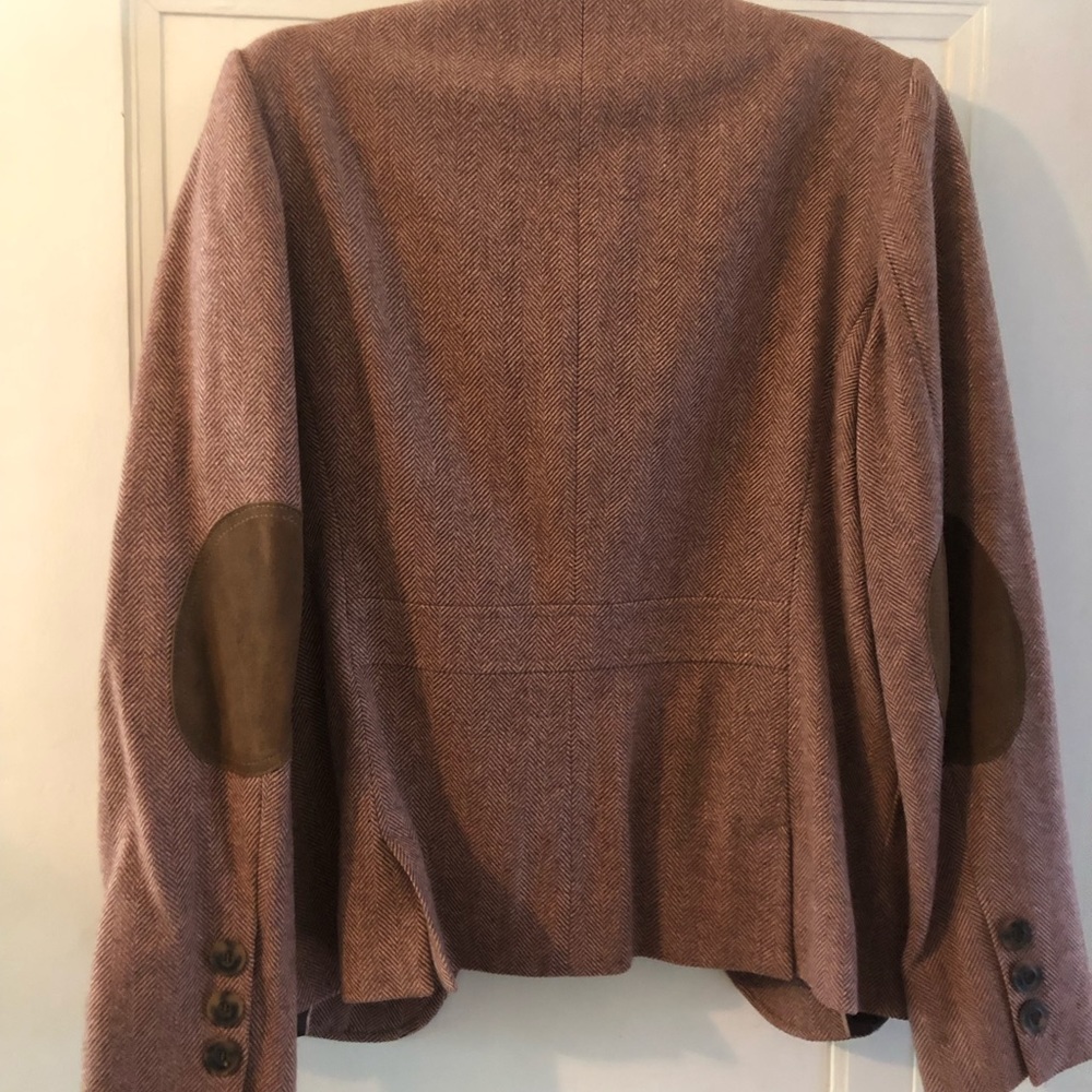 Faconnable riding jacket with suede elbows